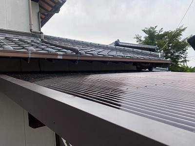 テラス屋根張替え工事