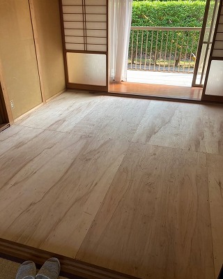 床下地補修工事