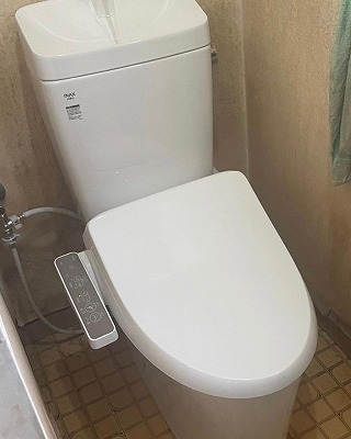 トイレ交換工事 施工後写真