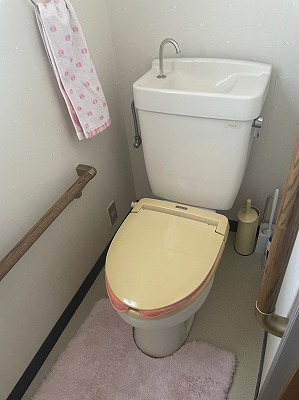 松阪市　トイレリフォーム 施工Before写真