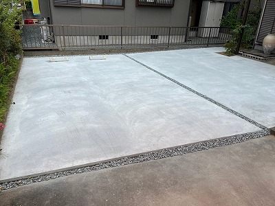 松阪市　駐車場拡張工事 施工After写真