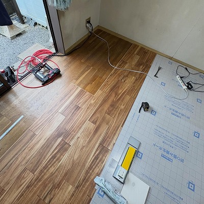 床がふわふわして困っていませんか？🔨